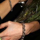 Oval Toggle Bracelet Silver