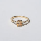 Allie Ring with Orange Sapphire