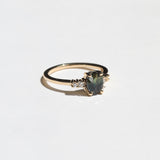 Allie Ring with Teal Sapphire