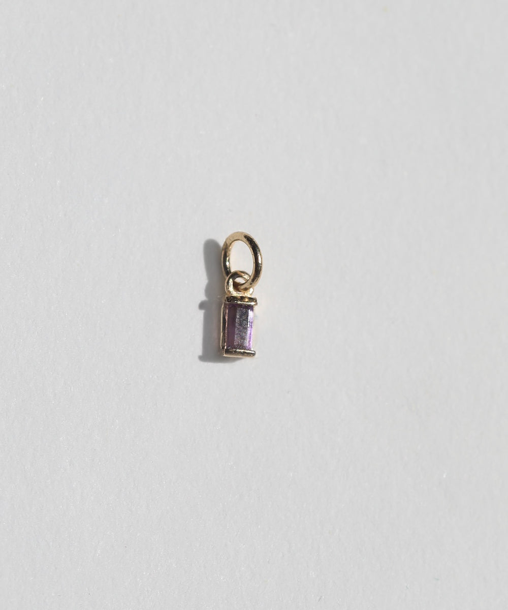 Tiny Birthstone Baguette