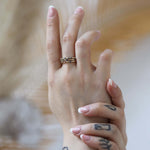 Sapphire Multi Color 14k yellow gold NYC fine jewelry brooklyn NY New York jeweler sustainable ethical greenpoint engagement