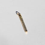 white diamond pendant 14k yellow gold Brooklyn New York 