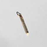 white diamond pendant 14k yellow gold Brooklyn New York 
