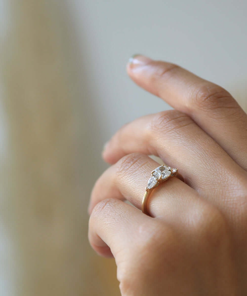 diamond 14k yellow gold  ring Brooklyn New York 