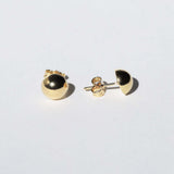 Button Stud Earrings