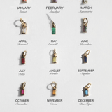 Tiny Birthstone Baguette