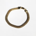 vintage 14k yellow gold chain chain Bismarck bracelet 1980s textured Macha Studio greenpoint Brooklyn New York City
