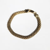 vintage 14k yellow gold chain chain Bismarck bracelet 1980s textured Macha Studio greenpoint Brooklyn New York City