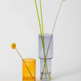 Stacking Glass Vase Orange / Gray