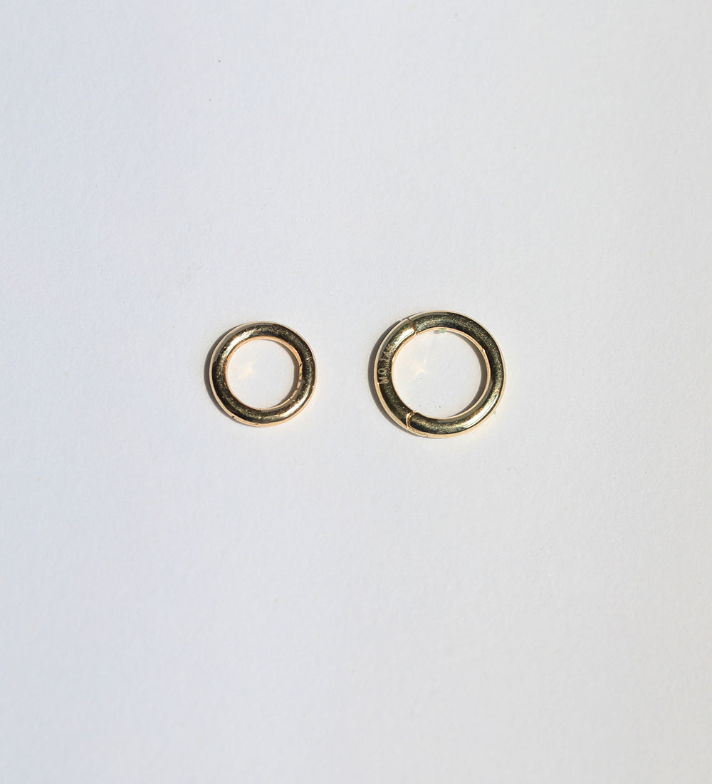 14k yellow gold carabiner  fine jewelry Brooklyn New York 