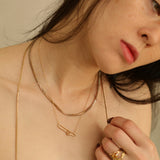 Chevron Bead Necklace
