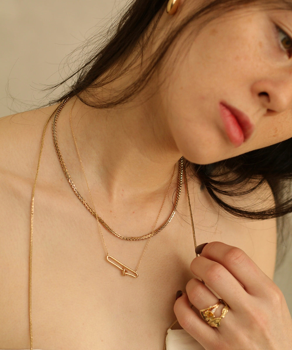 Chevron Bead Necklace