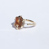 Lara Copper Diamond Ring