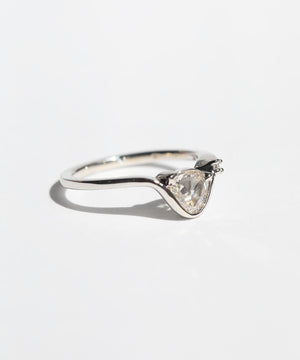 Cosmic Pear Diamond Ring White Gold