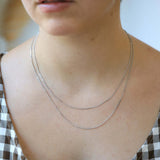 14k gold curb chain necklace NYC fine jewelry brooklyn NY New York jeweler sustainable ethical greenpoint engagement