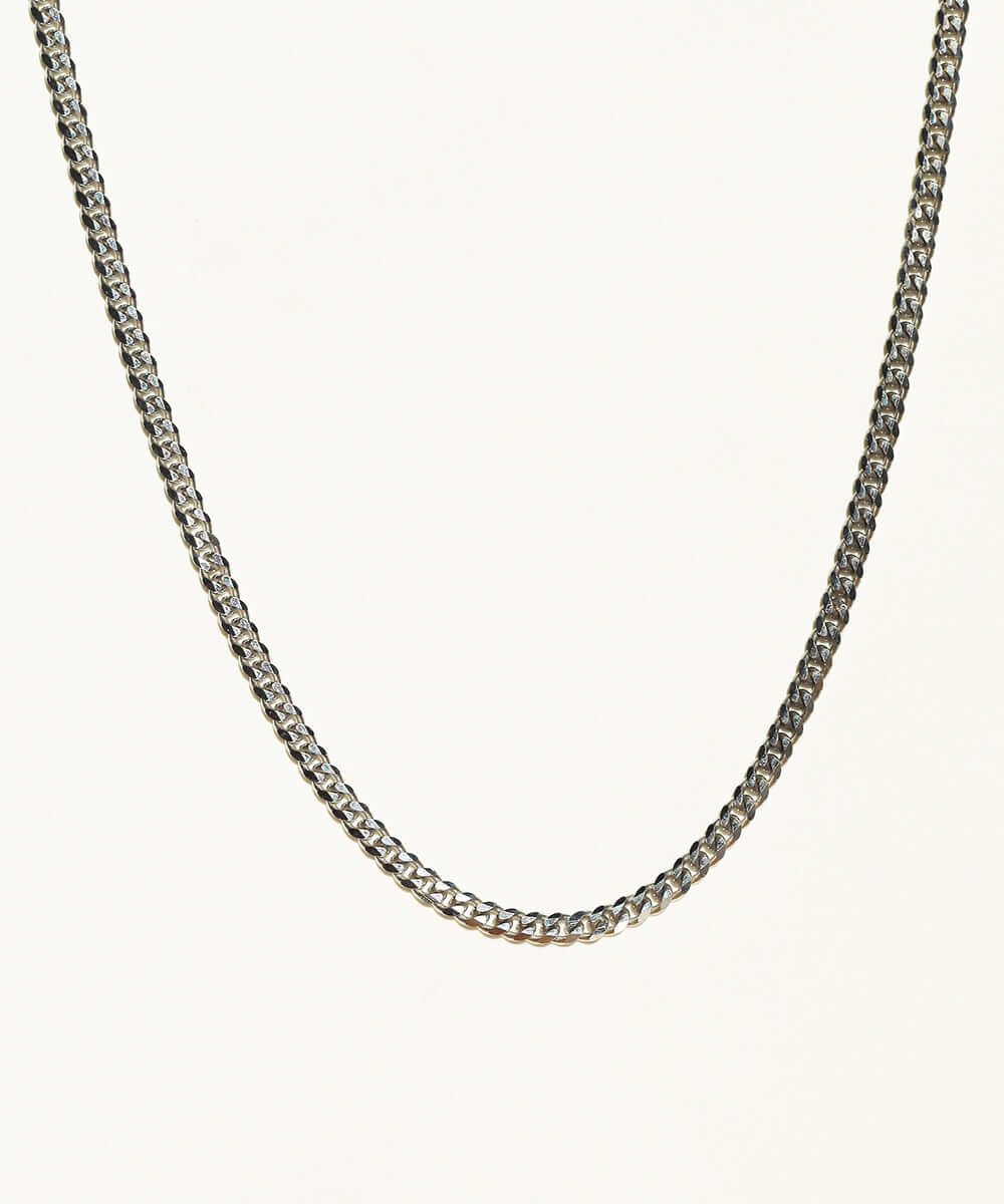 14k Gold Curb chain Necklace NYC fine jewelry brooklyn NY New York jeweler sustainable ethical greenpoint engagement