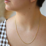 Curb yellow gold chain 14k Brooklyn New York Edit