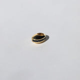 Drak blue sapphires beaded pendent 14k yellow gold 