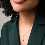 Diamond studded safety pin