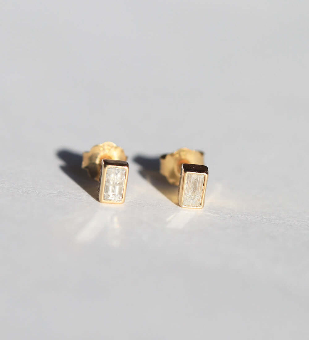 Bella Salt & Pepper Diamond Studs