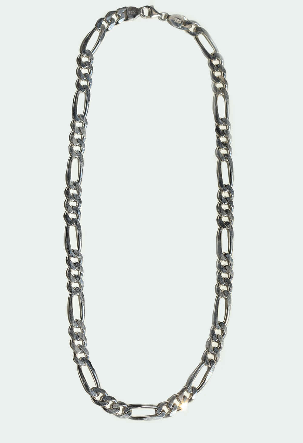 Figaro Chain Necklace Silver
