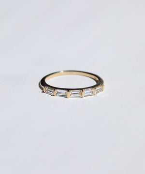 Half Baguette Diamond Ring