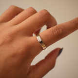 Hallmarked Band 14K Gold Wide