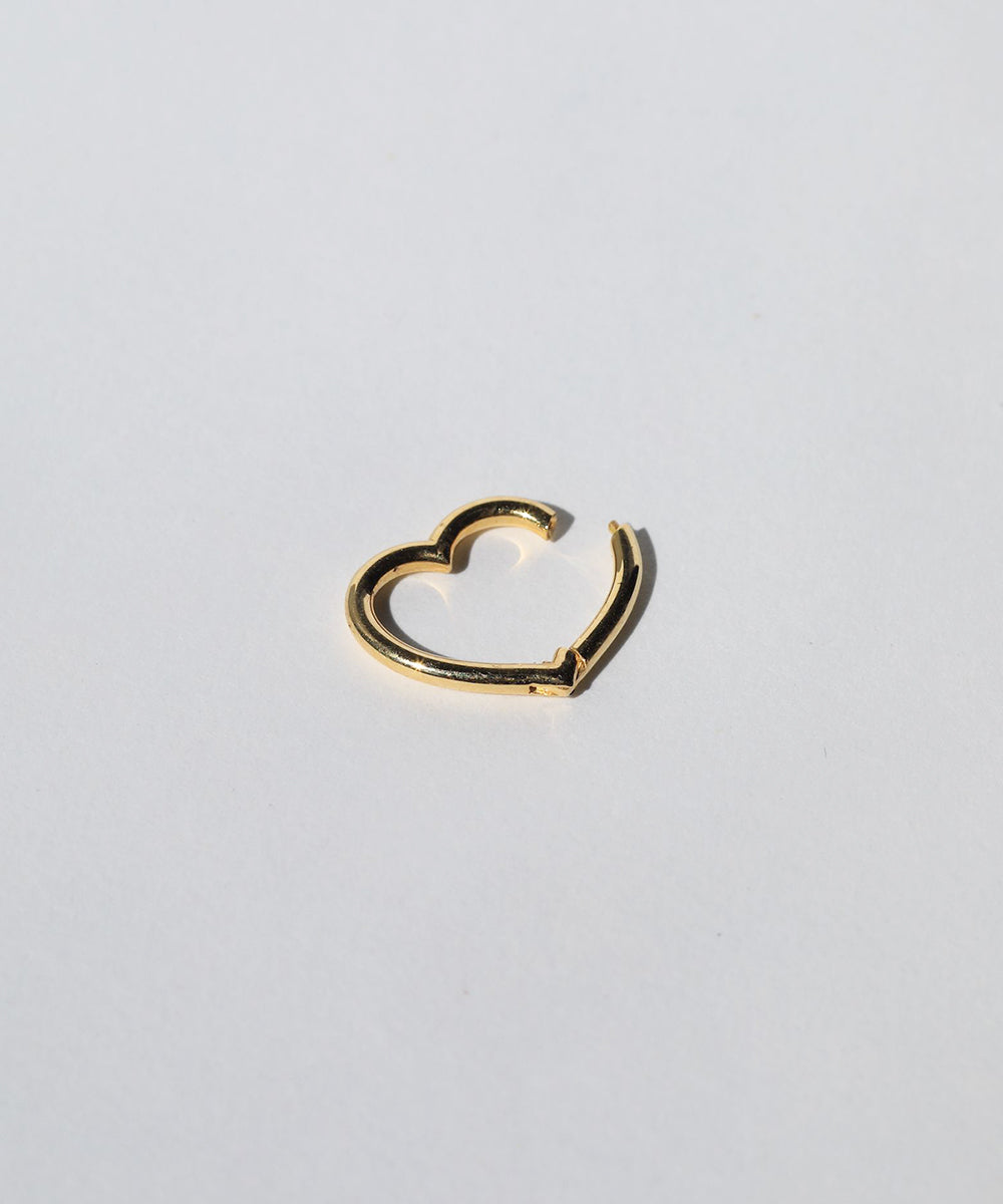 Heart Shaped Crabiners 14k gold Brooklyn New York 