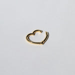 Heart Shaped Crabiners 14k gold Brooklyn New York 