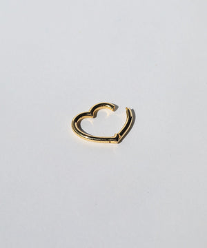 Heart Shaped Crabiners 14k gold Brooklyn New York 