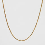 vintage 14k yellow gold chain twisted chain New York City greenpoint Brooklyn one of a kind unique 11222