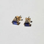 Sapphire Fine Diamond Earrings Brooklyn Jewelry NYC