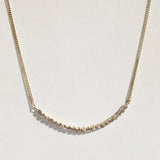 Diamond Necklace 14k Gold NYC fine jewelry brooklyn NY New York jeweler sustainable ethical greenpoint engagement
