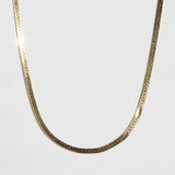vintage 14k yellow gold Kimberly herringbone chain necklace 1980s unique Macha Studio Greenpoint Brooklyn New York City unisex