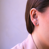 Little Emerald Bar Studs