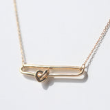 Love Link Necklace Gold