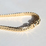14k yellow gold link bracelet fine jewelry Brooklyn NY Brooklyn necklace NYC fine jewelry brooklyn NY New York jeweler sustainable ethical greenpoint engagement