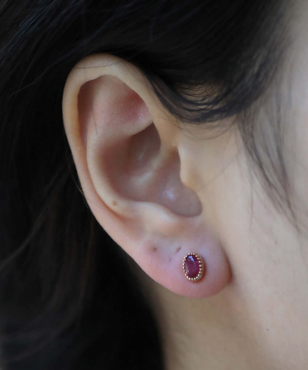 tourmaline studs 14k yellow gold Brooklyn New York 11222