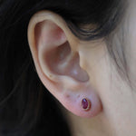 tourmaline studs 14k yellow gold Brooklyn New York 11222