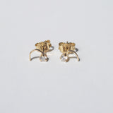 Misprint Earrings with Diamonds