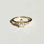 14k gold Diamond Ring NYC fine jewelry brooklyn NY New York jeweler sustainable ethical greenpoint engagement