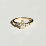14k gold Diamond Ring NYC fine jewelry brooklyn NY New York jeweler sustainable ethical greenpoint engagement