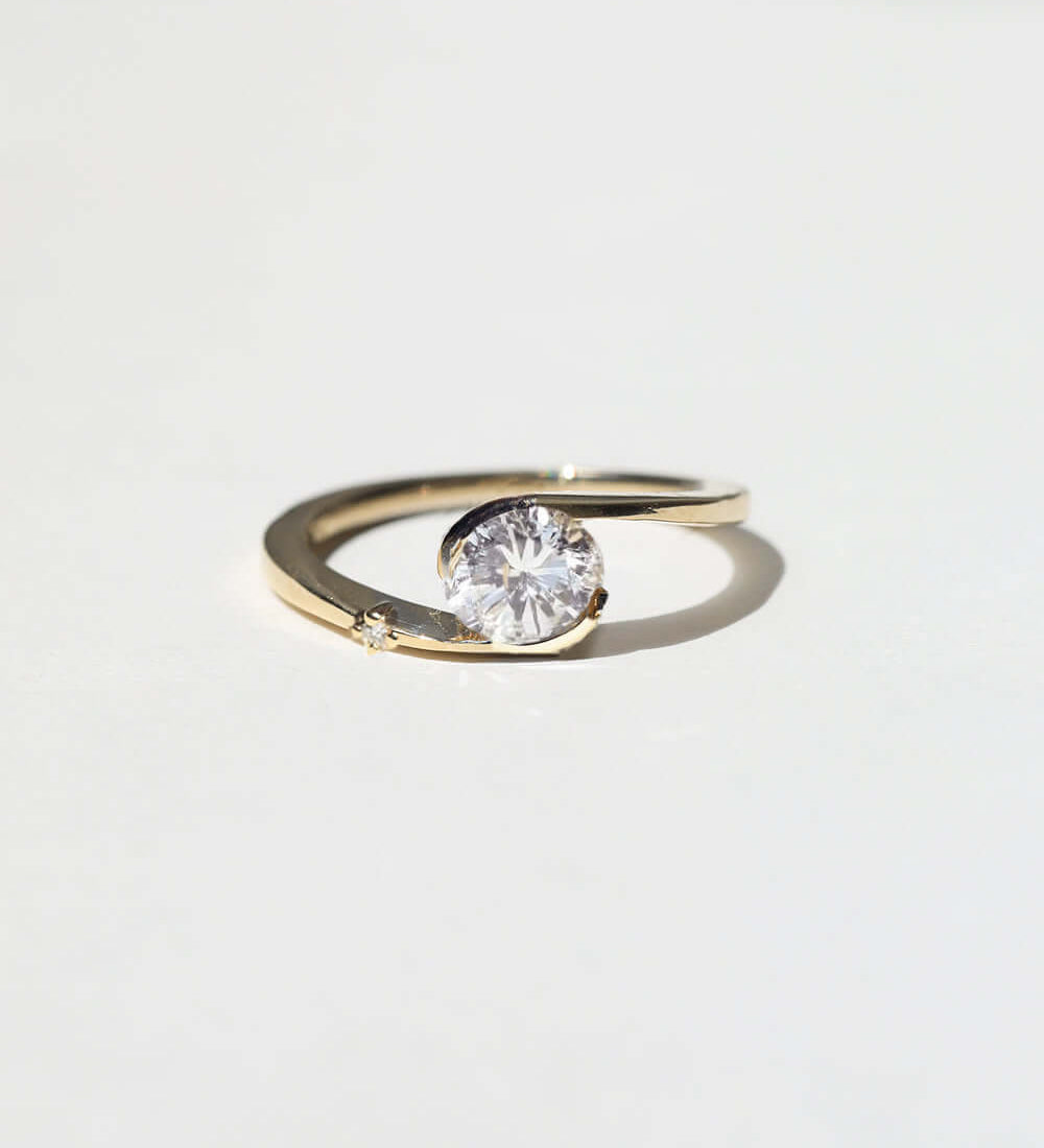 diamond 14k gold Ring NYC Brooklyn necklace NYC fine jewelry brooklyn NY New York jeweler sustainable ethical greenpoint engagement Earrings