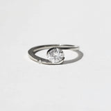 Saturn Ring, natural white diamond