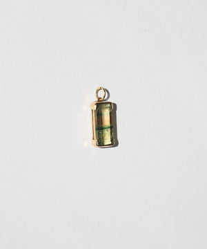 pastel tourmaline multicolored bezel 14k yellow gold chain Greenpoint Brooklyn New York City 11222