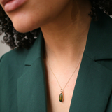 Pear Crystal Opal Pendant