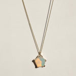 Opal Necklace 14k Gold NYC fine jewelry brooklyn NY New York jeweler sustainable ethical greenpoint engagement