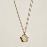Opal Necklace 14k Gold NYC fine jewelry brooklyn NY New York jeweler sustainable ethical greenpoint engagement
