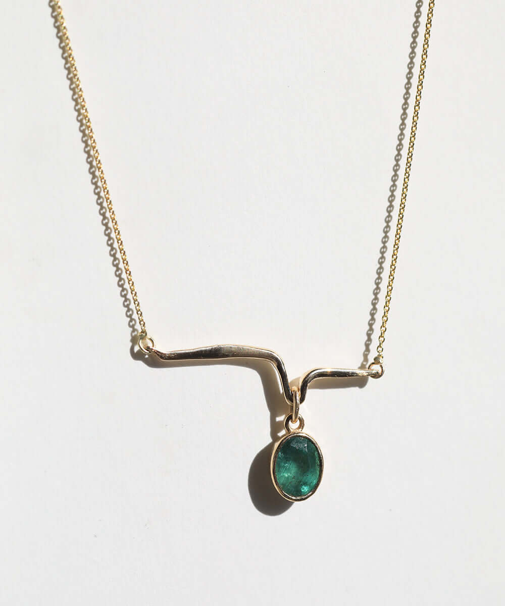 Necklace 14k Gold Brooklyn New York 11222 NYC fine jewelry brooklyn NY New York jeweler sustainable ethical greenpoint engagement