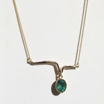 Necklace 14k Gold Brooklyn New York 11222 NYC fine jewelry brooklyn NY New York jeweler sustainable ethical greenpoint engagement